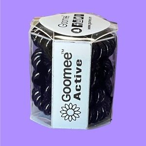 GOOMEE Active Markless Hair Loop Black Belt 4 ct New In Box